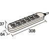 TAP-266SW 省エネタップ(2P・抜け止め) TAP-266SW / 省エネタップ(2P・抜け止め)