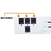 TAP-2713SP / 雷ガードタップ（電話3分配機能付）