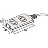 TAP-31TSH シャッタータップ(3個口・1m) TAP-31TSH / シャッタータップ(3個口・1m)