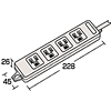 TAP-3404MG OAタップ(マグネット付) TAP-3404MG / OAタップ(マグネット付)