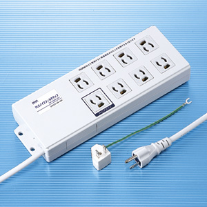 TAP-3809PLCNF / PLC対応ノイズフィルタタップ(3P・8個口・2m)