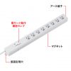 TAP-3811NFN ノイズフィルタタップ(3P・8個口・2m) TAP-3811NFN / ノイズフィルタタップ(3P・8個口・2m)