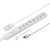 TAP-3812NFN ノイズフィルタタップ(3P・8個口・2m) TAP-3812NFN / ノイズフィルタタップ(3P・8個口・2m)