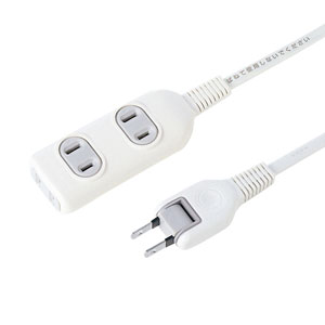 TAP-3W2N / 電源タップ(2P・3個口・2m)