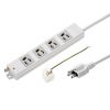 TAP-5431MGN2-3 抜け止めタップ(3P・4個口・3m) TAP-5431MGN2-3 / 抜け止めタップ(3P・4個口・3m)