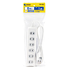 TAP-6W1 タップ(2P・6個口・1m) TAP-6W1 / タップ(2P・6個口・1m)