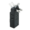 TAP-AC10BK スイングミニタップ(2P・4個口・ブラック) TAP-AC10BK / スイングミニタップ(2P・4個口・ブラック)
