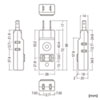 TAP-AC10W スイングミニタップ(2P・4個口・ホワイト) TAP-AC10W / スイングミニタップ(2P・4個口・ホワイト)