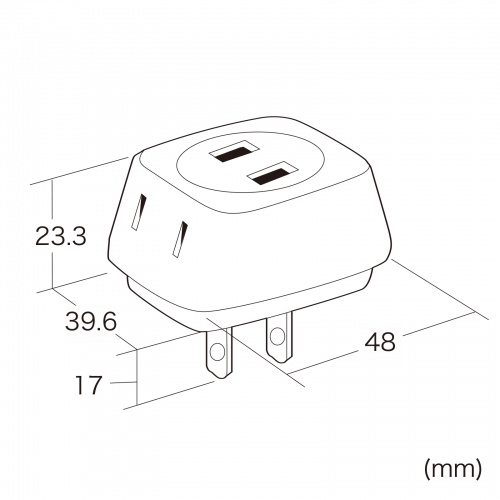 TAP-AC3BKN2 / トリプルタップ（ブラック）