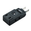 TAP-AC9BK スイングミニタップ(2P・3個口・ブラック) TAP-AC9BK / スイングミニタップ(2P・3個口・ブラック)