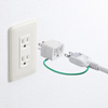 TAP-AD7T 3P→2P変換変換アダプタ(トラッキング火災予防機能付き) TAP-AD7T / 3P→2P変換変換アダプタ(トラッキング火災予防機能付き)
