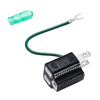 TAP-AD8BK 3P→2P変換アダプタ(ブラック) TAP-AD8BK / 3P→2P変換アダプタ(ブラック)