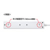 TAP-B102U-2WN / USB充電ポート付き便利タップ