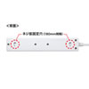 TAP-B102U-2WN USB充電ポート付き便利タップ TAP-B102U-2WN / USB充電ポート付き便利タップ