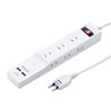 TAP-B103U-2WN USB充電ポート付き便利タップ TAP-B103U-2WN / USB充電ポート付き便利タップ