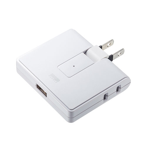 TAP-B104U【USB充電ポート付きモバイルタップ（2P・2個口＋USB1ポート