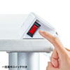 TAP-B105U-3W USB充電ポート付き便利タップ(クランプ固定式) TAP-B105U-3W / USB充電ポート付き便利タップ(クランプ固定式)