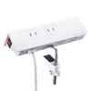 TAP-B105UC-3W クランプ固定式タップ(2P・4個口・ホワイト) TAP-B105UC-3W / クランプ固定式タップ(2P・4個口・ホワイト)