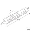 TAP-B106U-1W USB充電ポート付き節電タップ(面ファスナー付き) TAP-B106U-1W / USB充電ポート付き節電タップ(面ファスナー付き)