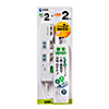 TAP-B106U-1W USB充電ポート付き節電タップ(面ファスナー付き) TAP-B106U-1W / USB充電ポート付き節電タップ(面ファスナー付き)