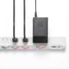 TAP-B107UC-1W 節電タップ(2P・4個口・1m・ホワイト) TAP-B107UC-1W / 節電タップ(2P・4個口・1m・ホワイト)