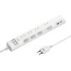 TAP-B107UC-3W 節電タップ(2P・4個口・3m・ホワイト) TAP-B107UC-3W / 節電タップ(2P・4個口・3m・ホワイト)