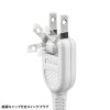 TAP-B108UC-3W 節電タップ(2P・6個口・3m・ホワイト) TAP-B108UC-3W / 節電タップ(2P・6個口・3m・ホワイト)