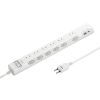 TAP-B108UC-2W 節電タップ(2P・6個口・2m・ホワイト) TAP-B108UC-2W / 節電タップ(2P・6個口・2m・ホワイト)