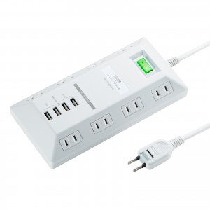 TAP-B109U-3WN / USB充電機能付き平型タップ ホワイト