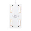 TAP-B109U-3W 会議用電源タップ(USB充電ポート付き・平型・テレワーク向け) TAP-B109U-3W / 会議用電源タップ(USB充電ポート付き・平型・テレワーク向け)