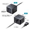 TAP-B111C3BK USB急速充電機能付きタップGaN PD67W TAP-B111C3BK / USB急速充電機能付きタップGaN PD67W