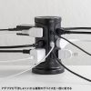 TAP-B112C1A2BK USB充電機能付きタワー型タップ ブラック TAP-B112C1A2BK / USB充電機能付きタワー型タップ ブラック