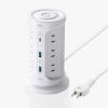 TAP-B112C1A2W USB充電機能付きタワー型タップ ホワイト TAP-B112C1A2W / USB充電機能付きタワー型タップ ホワイト