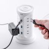 TAP-B112C1A2W USB充電機能付きタワー型タップ ホワイト TAP-B112C1A2W / USB充電機能付きタワー型タップ ホワイト