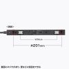 TAP-B113UC-2BK 回転タップ(AC4個口+Type-C+USB-A・PD20W・ブラック) TAP-B113UC-2BK / 回転タップ(AC4個口+Type-C+USB-A・PD20W・ブラック)