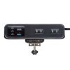 TAP-B114UC-2BK / クランプ固定式タップ（AC4個口＋USB-C×3＋USB-A×1・PD65W・ブラック）