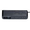 TAP-B114UC-2BK / クランプ固定式タップ（AC4個口＋USB-C×3＋USB-A×1・PD65W・ブラック）