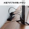 TAP-B114UC-2BK クランプ固定式タップ(AC4個口+USB-C×3+USB-A×1・PD65W・ブラック) TAP-B114UC-2BK / クランプ固定式タップ(AC4個口+USB-C×3+USB-A×1・PD65W・ブラック)