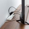 TAP-B114UC-2W / クランプ固定式タップ（AC4個口＋USB-C×3＋USB-A×1・PD65W・ホワイト）