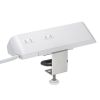 TAP-B114UC-2W / クランプ固定式タップ（AC4個口＋USB-C×3＋USB-A×1・PD65W・ホワイト）