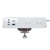 TAP-B114UC-2W クランプ固定式タップ(AC4個口+USB-C×3+USB-A×1・PD65W・ホワイト) TAP-B114UC-2W / クランプ固定式タップ(AC4個口+USB-C×3+USB-A×1・PD65W・ホワイト)