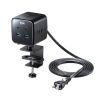TAP-B115UC-2BK クランプ固定式タップ(簡単脱着・4方向向き変更・卓上使用対応・PD65W) TAP-B115UC-2BK / クランプ固定式タップ(簡単脱着・4方向向き変更・卓上使用対応・PD65W)