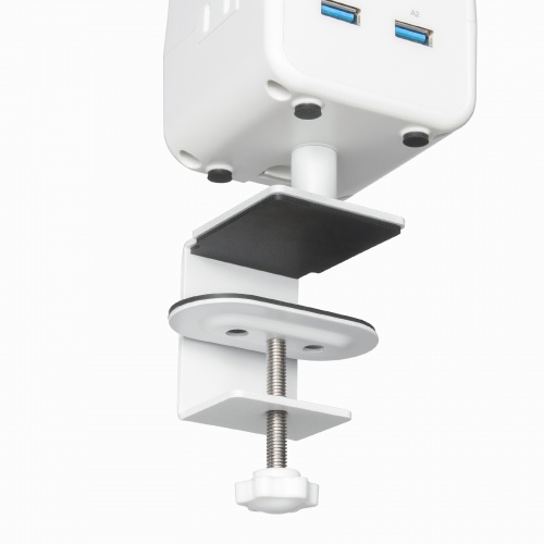 TAP-B115UC-2W / クランプ固定式タップ（簡単脱着・4方向向き変更・卓上使用対応・PD65W）