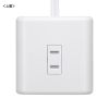 TAP-B115UC-2W クランプ固定式タップ(簡単脱着・4方向向き変更・卓上使用対応・PD65W) TAP-B115UC-2W / クランプ固定式タップ(簡単脱着・4方向向き変更・卓上使用対応・PD65W)