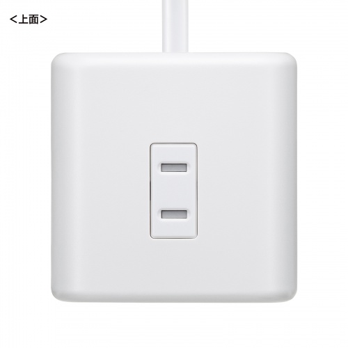 TAP-B115UC-2W / クランプ固定式タップ（簡単脱着・4方向向き変更・卓上使用対応・PD65W）