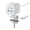 TAP-B115UC-2W クランプ固定式タップ(簡単脱着・4方向向き変更・卓上使用対応・PD65W) TAP-B115UC-2W / クランプ固定式タップ(簡単脱着・4方向向き変更・卓上使用対応・PD65W)