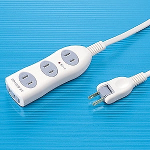 TAP-B19-5 / 雷ガードシャッタータップ(4個口・5m)