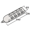 TAP-B22-5 便利省エネタップ(5m) TAP-B22-5 / 便利省エネタップ(5m)