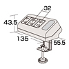 TAP-B24 便利タップ(3個口・2m) TAP-B24 / 便利タップ(3個口・2m)