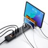 TAP-B47UC-3BK / USB充電機能付きタップ　スタンド付き（2P・5個口・3m・ブラック）